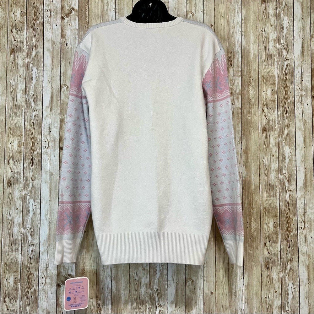 Hello Kitty Women's Pink and Blue Sweater Size XL - Picture 3 of 8